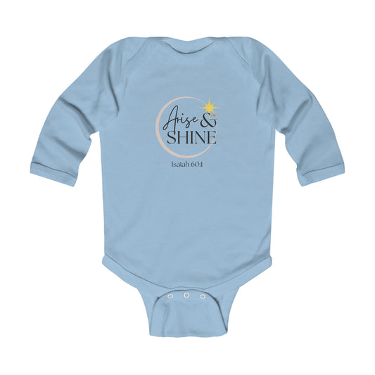 Arise & Shine Infant Long Sleeve Bodysuit